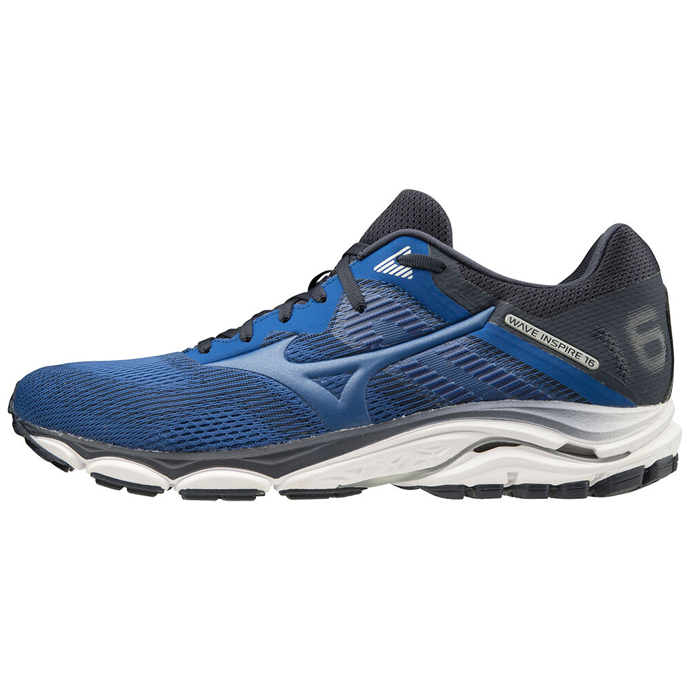 Sapatilhas Running Mizuno Wave Inspire 16 - Homem - Azuis/Azul Marinho - ISGMT5162